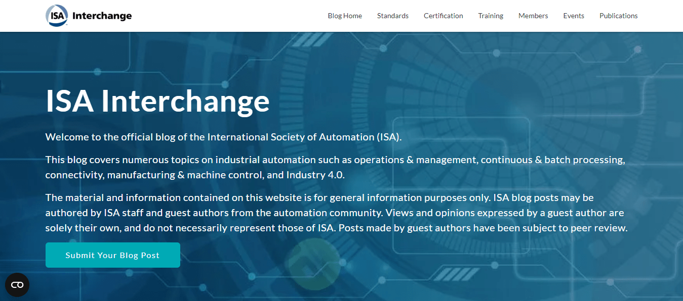 ISA - The Automation Blog