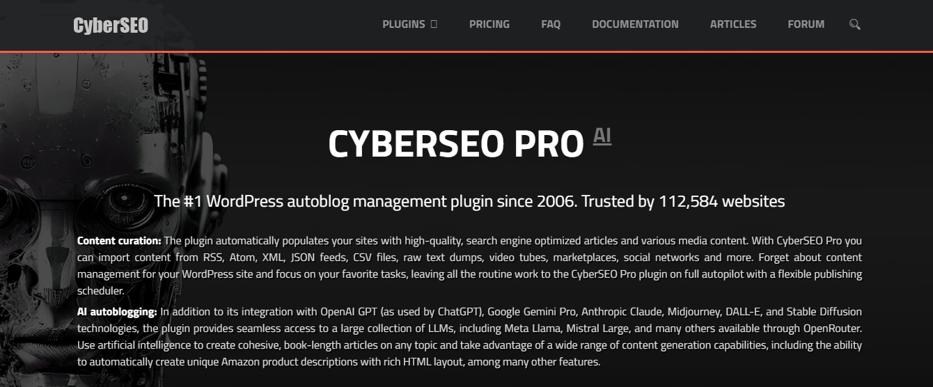 CyberSEO - Automatic Blog