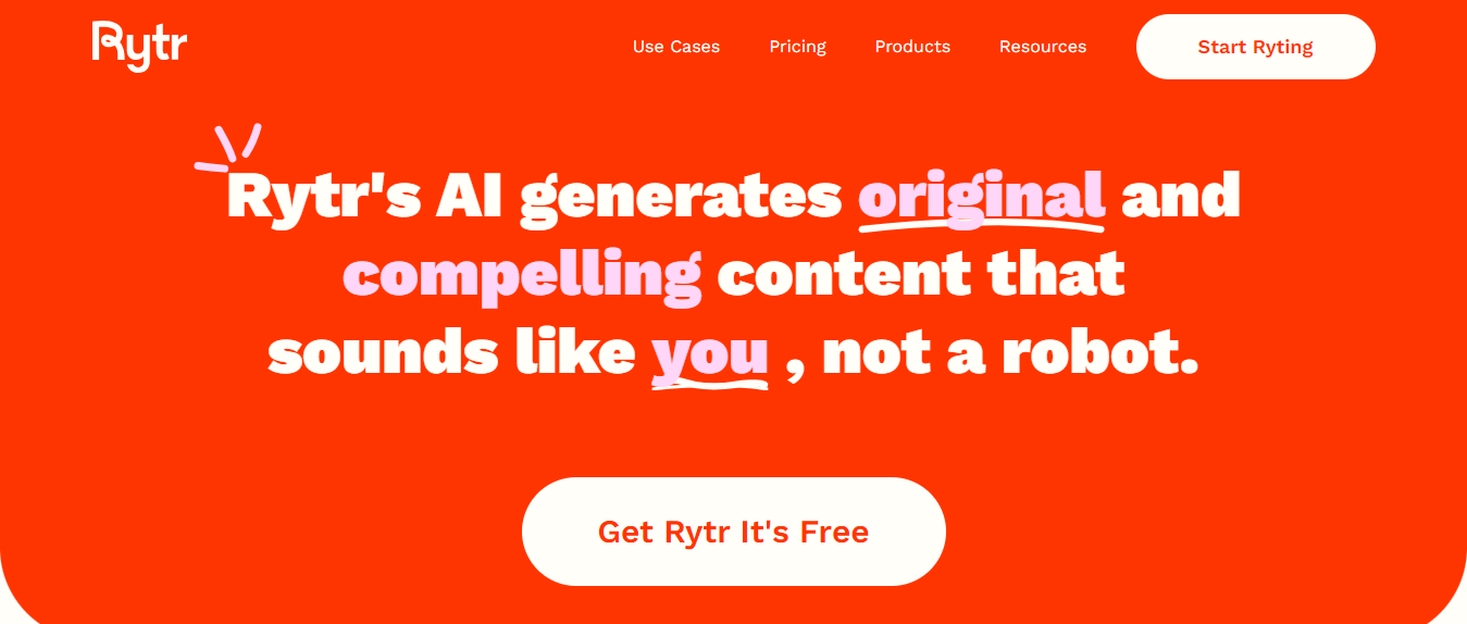 rytr - Automated Blogging Software