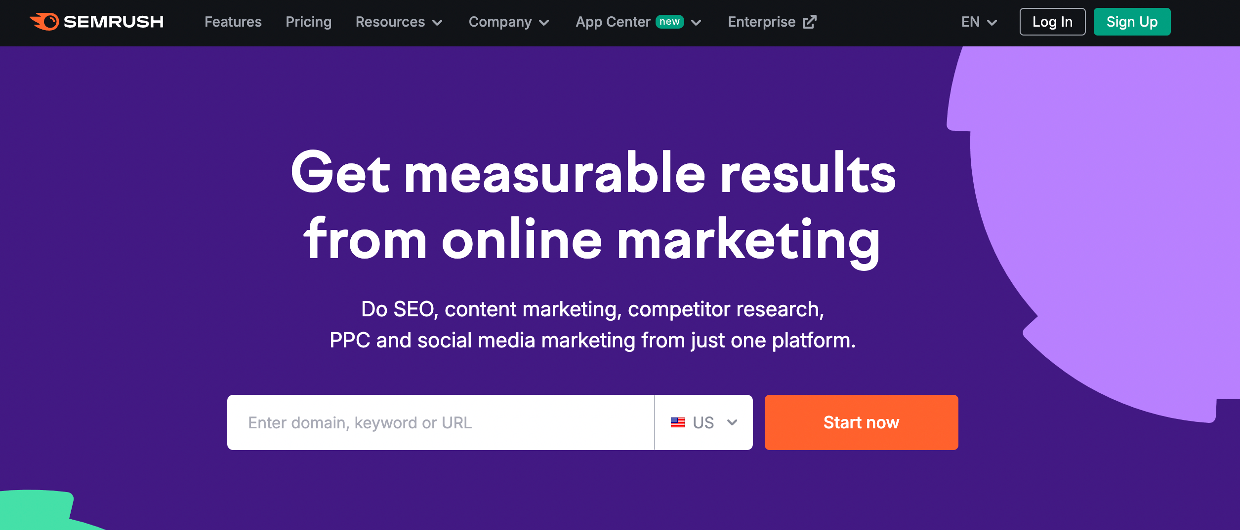 Semrush - Alternative of GrowthBarSEO 