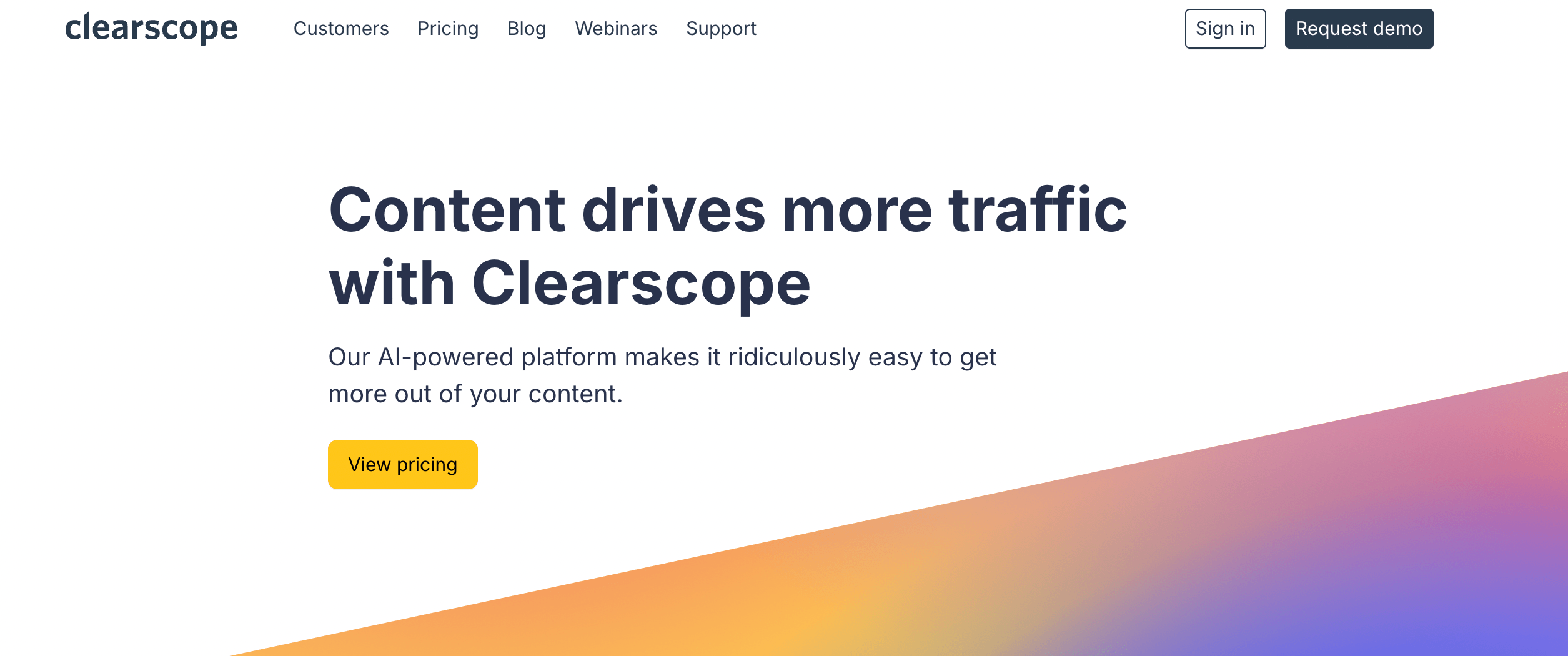 clearscope - Frase Alternatives