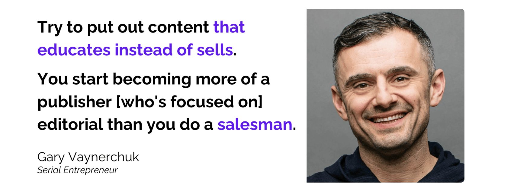 Gary Vee quote on AI content generation