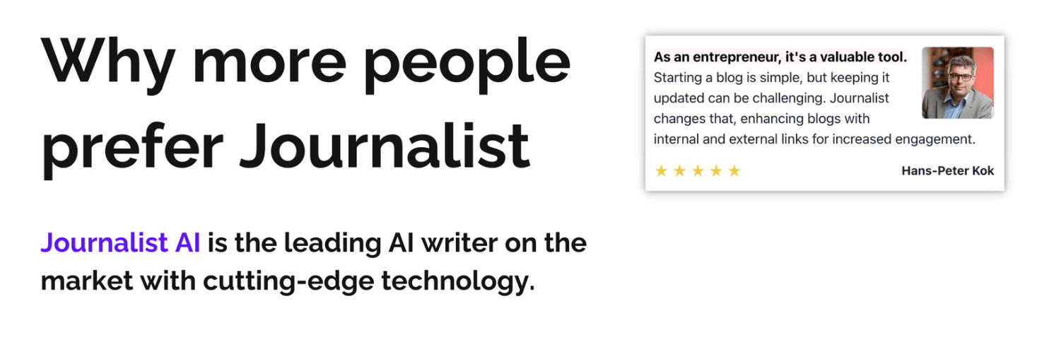 Autoblogging vs. Journalist ai