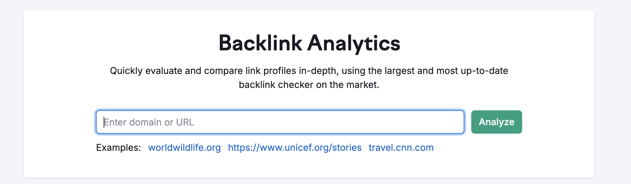 backlink research - Semrush SEO Writing Assistant