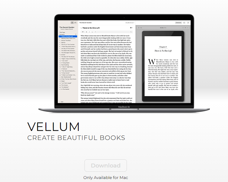 Vellum - Sudowrite Alternative