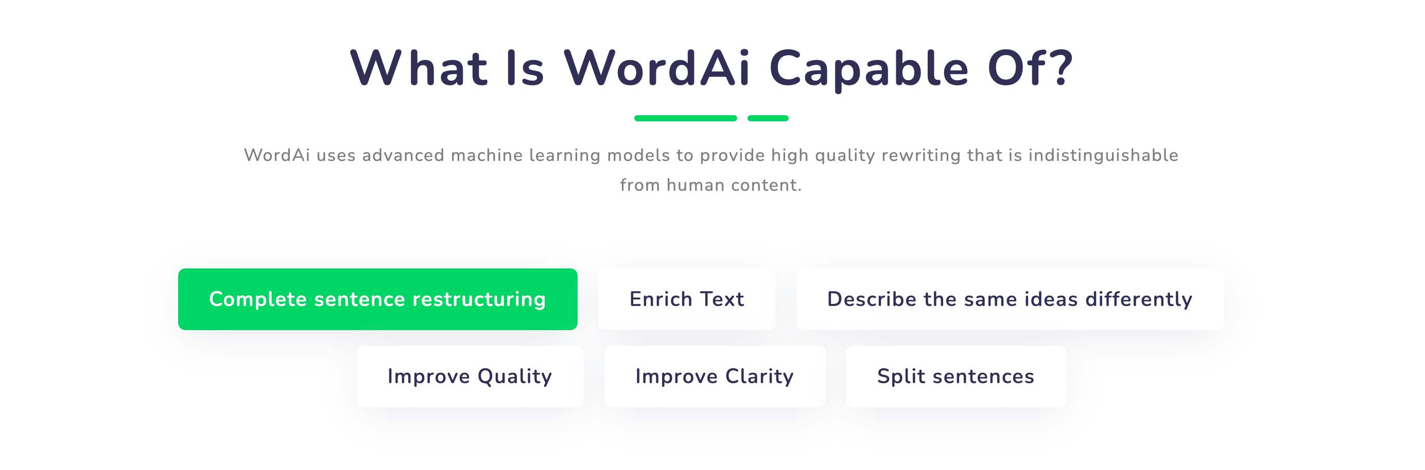 features of word ai - Word AI Alternative