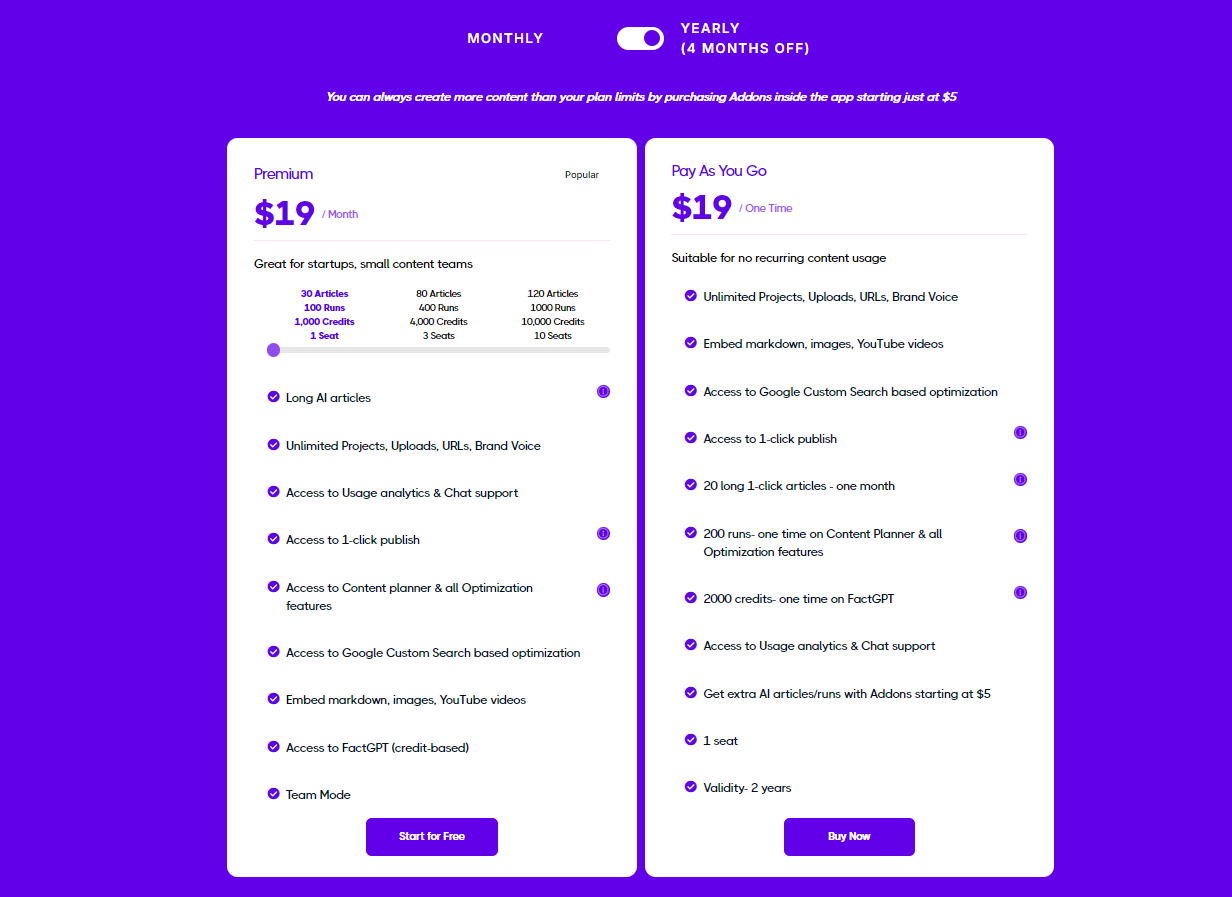 Longshot Pricing - Longshot AI Alternatives