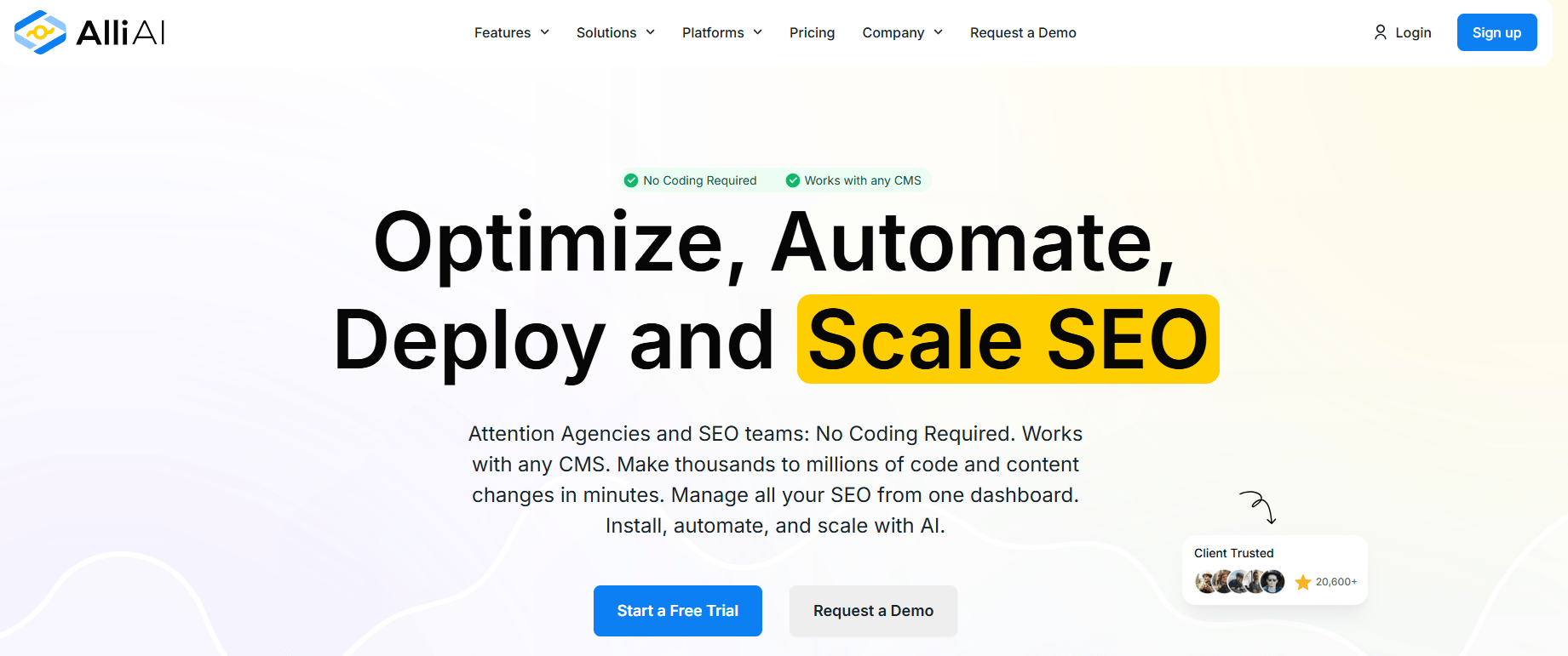 Alli AI - SEO Content Writing Software