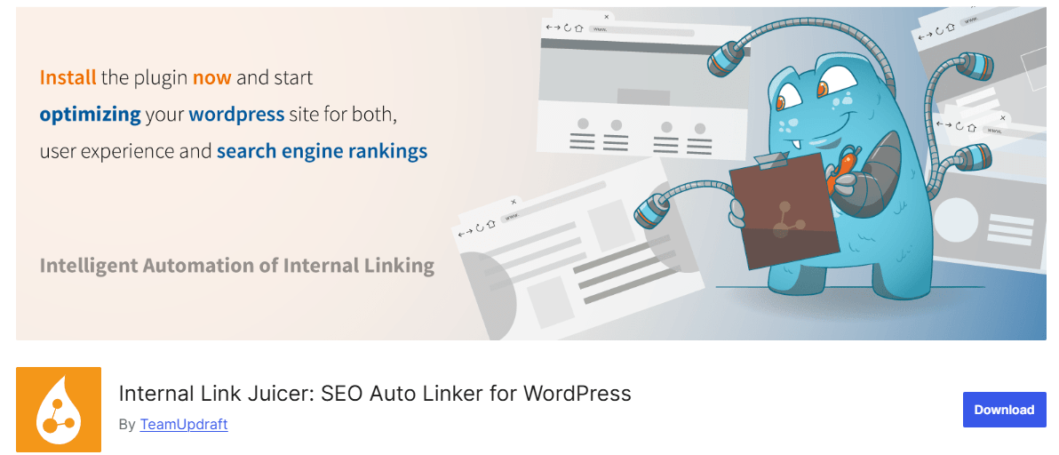 Internal Link Juicer - SEO Content Writing Software