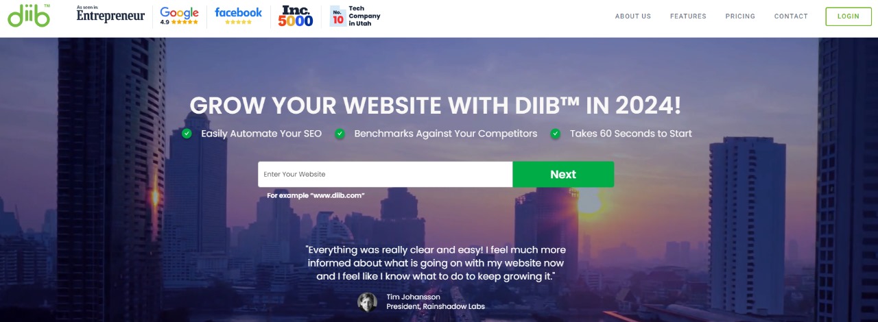 Diib - SEO Content Writing Software