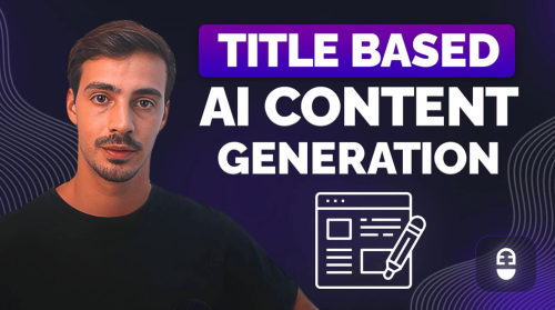 Generate A Full Article Based On a Title (with AI)